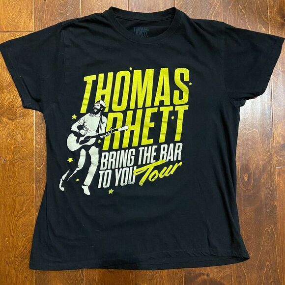 Thomas Rhett Bring The Bar To You Tour Concert Merch Black T-Shirt Unisex Large - Picture 3 of 8